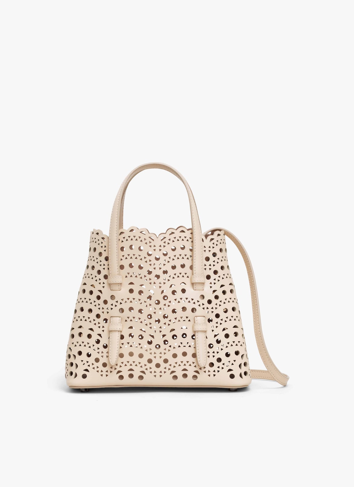 MINA 20 BAG IN VIENNE WAVE CALFSKIN ALAÏA DUNE MINA 20 BAG IN VIENNE WAVE CALFSKIN